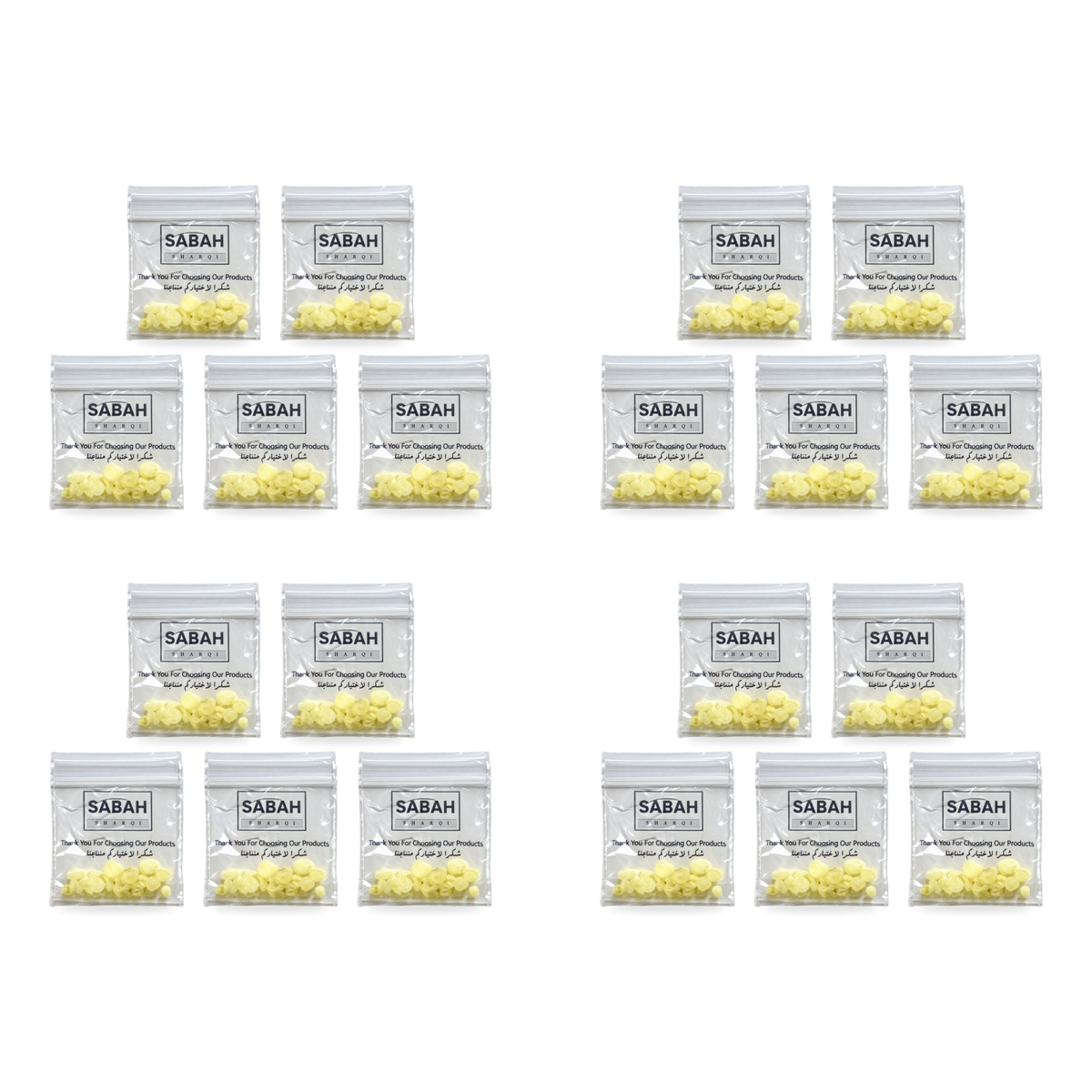Mastic grec Mistikh Sabah – Lot de 20 sachets