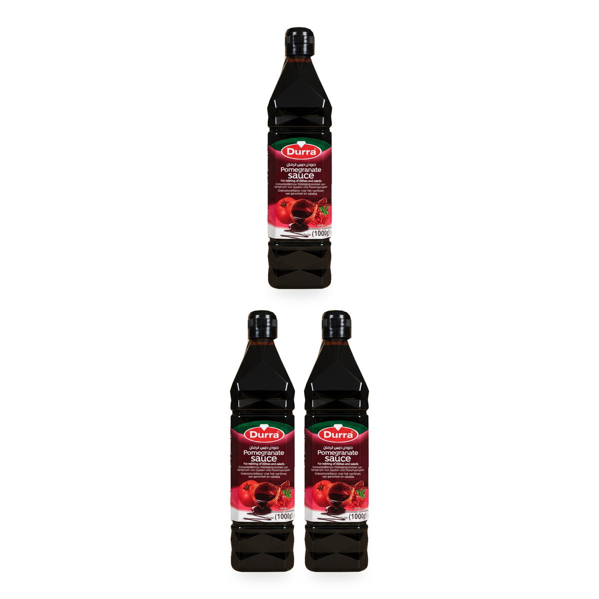 Mélasse de grenade Durra 1 kg — lot de 3 bouteilles