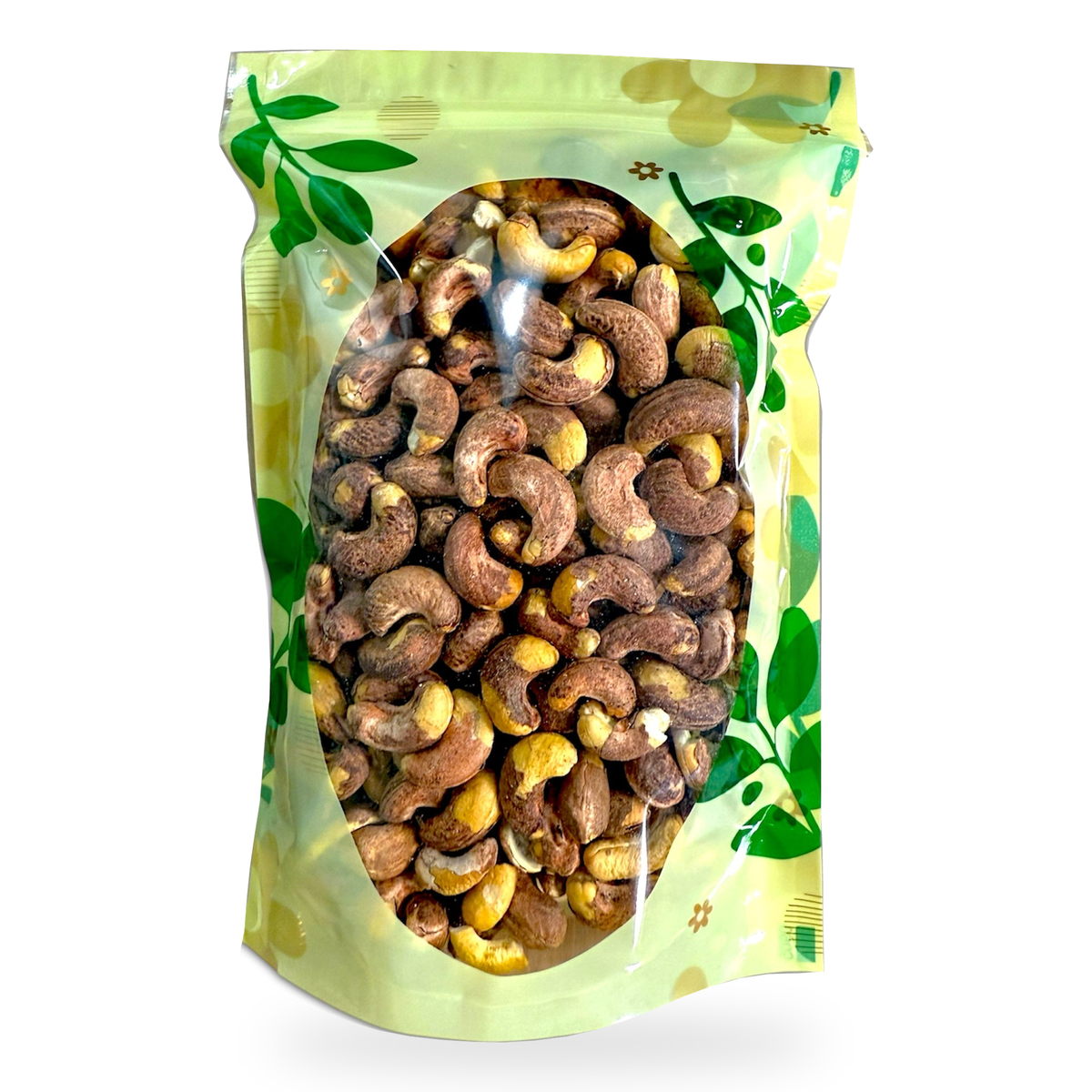 Noix de cajou grillées avec la peau, peu salées, 1 kg - 1 sachet