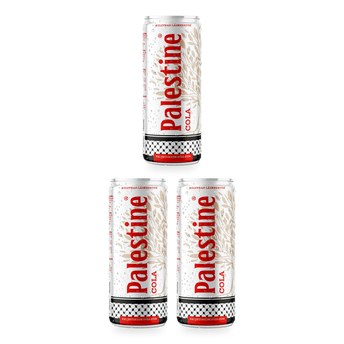 Palestine Cola 330 ml – Lot de 3 canettes