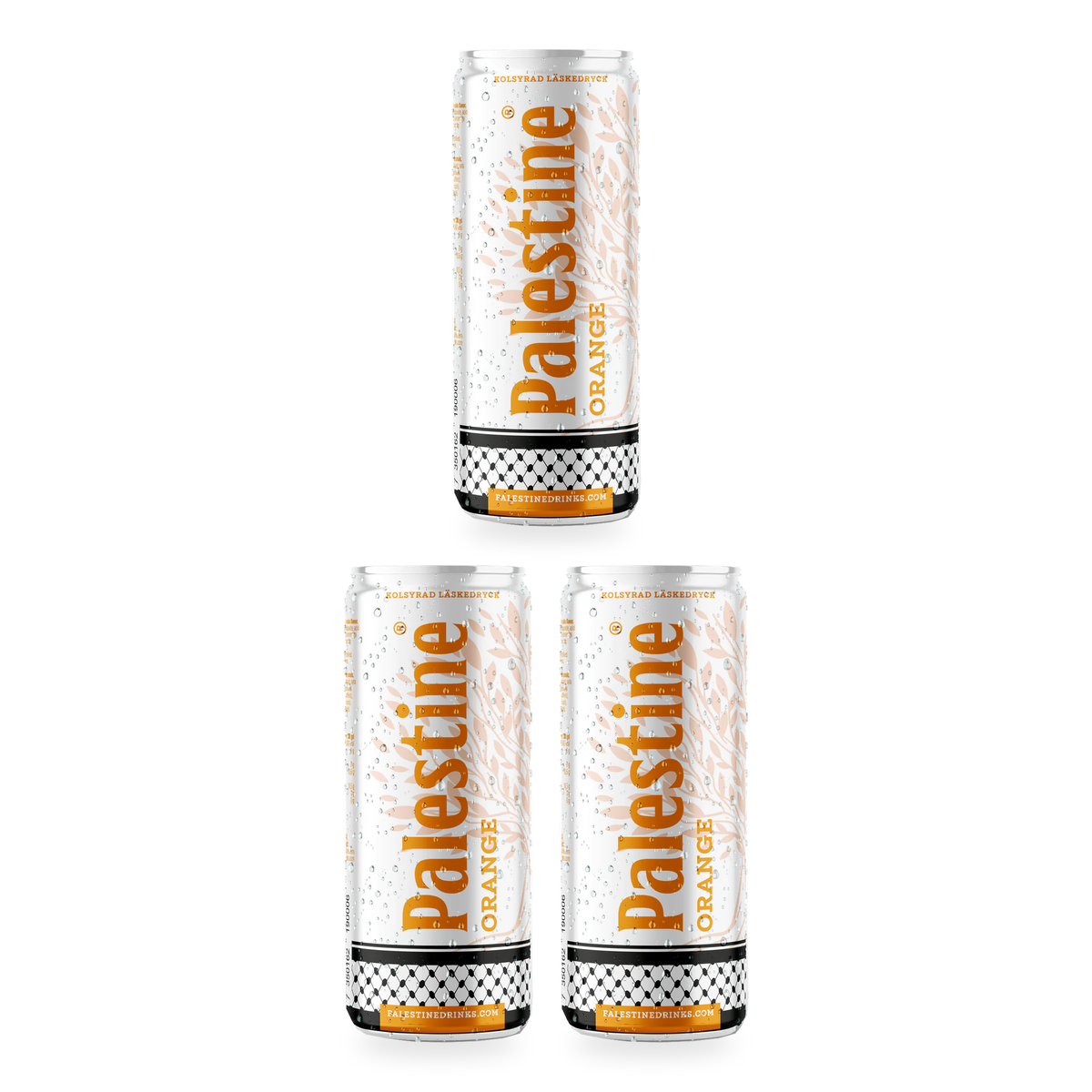 Palestine Orange 330 ml – Lot de 3 canettes
