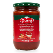 Pâte de piment fort avec graines Durra 650 g – 1 bocal
