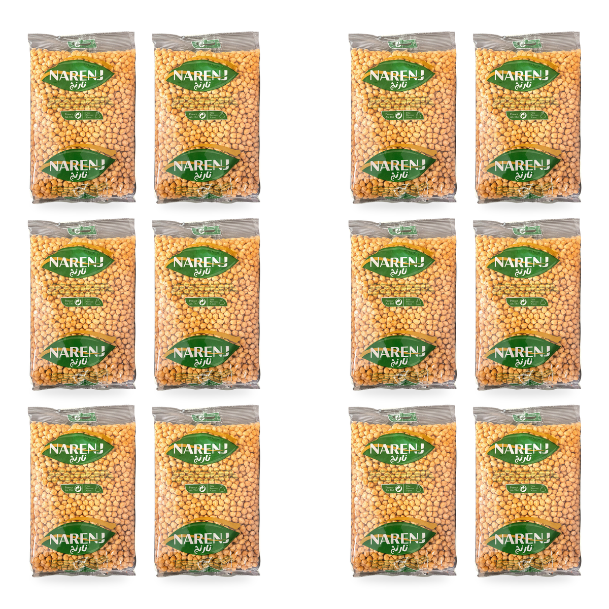 Pois chiches Narenj 900 g – Lot de 12 sachets