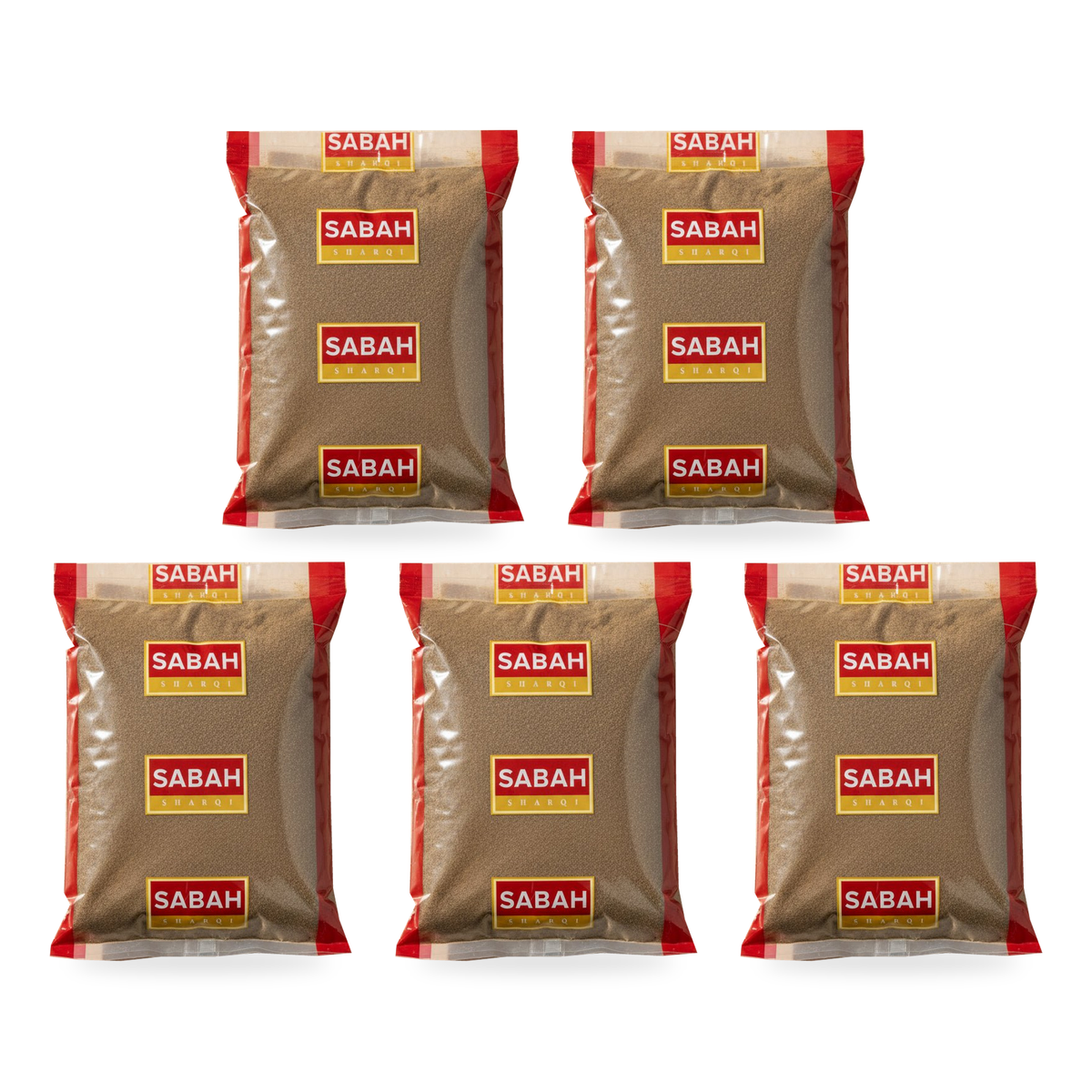 Poivre noir moulu Sabah 500 g – Lot de 5 sachets