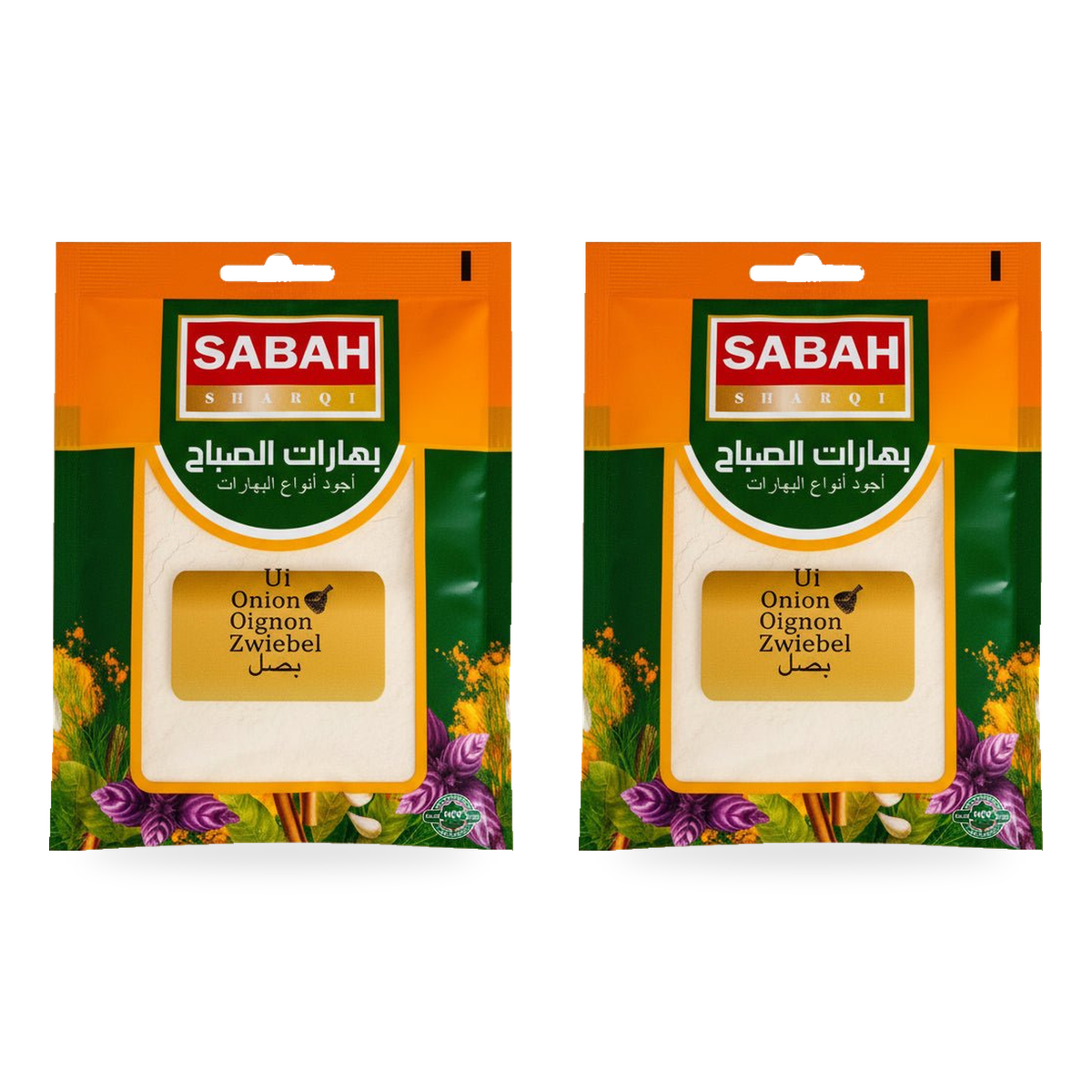 Poudre d’oignon Sabah 60 g – Lot de 2 sachets