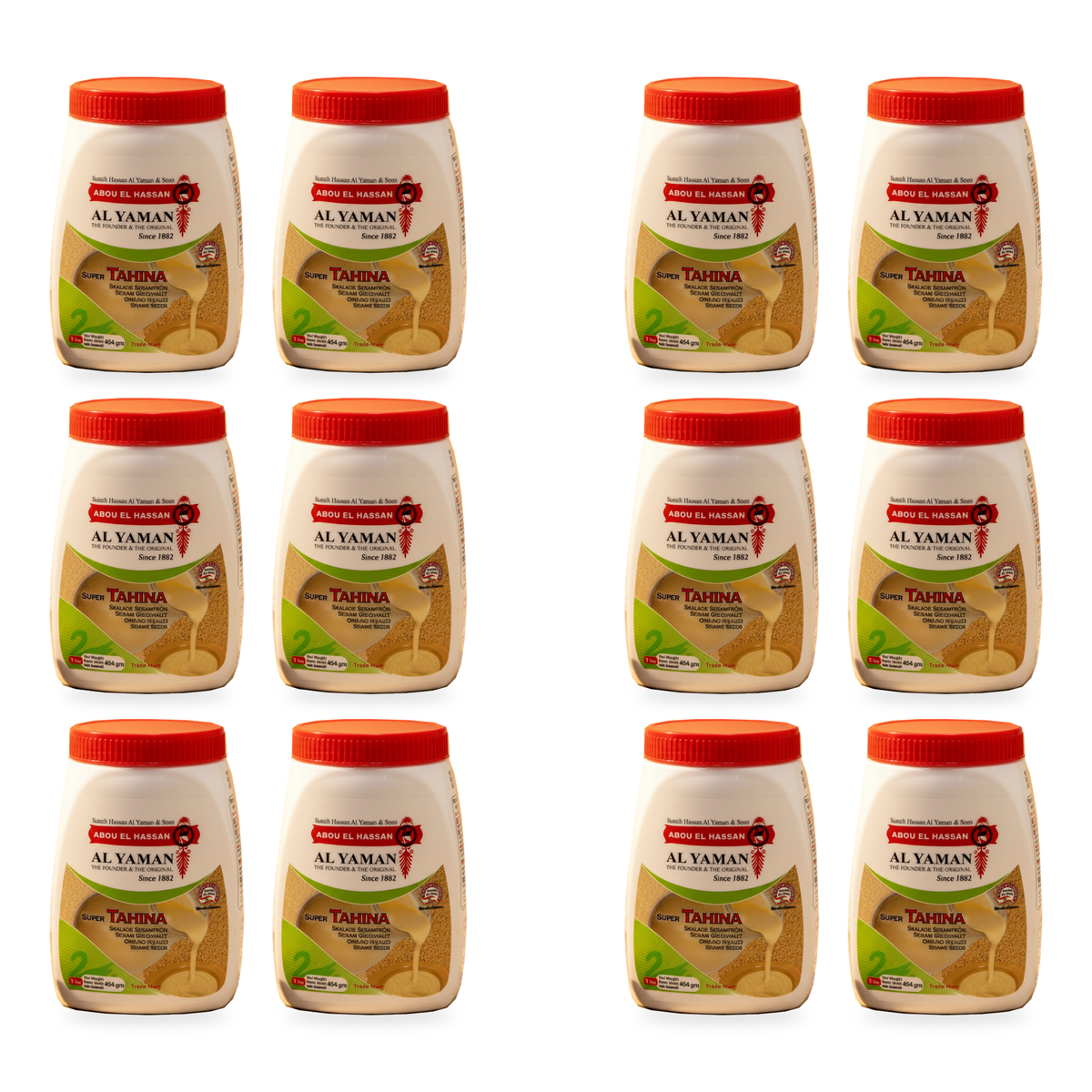 Tahina Al Yaman 454 g - lot de 12 pots