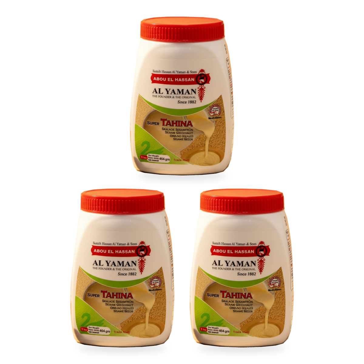 Tahina Al Yaman 454 g - lot de 3 pots