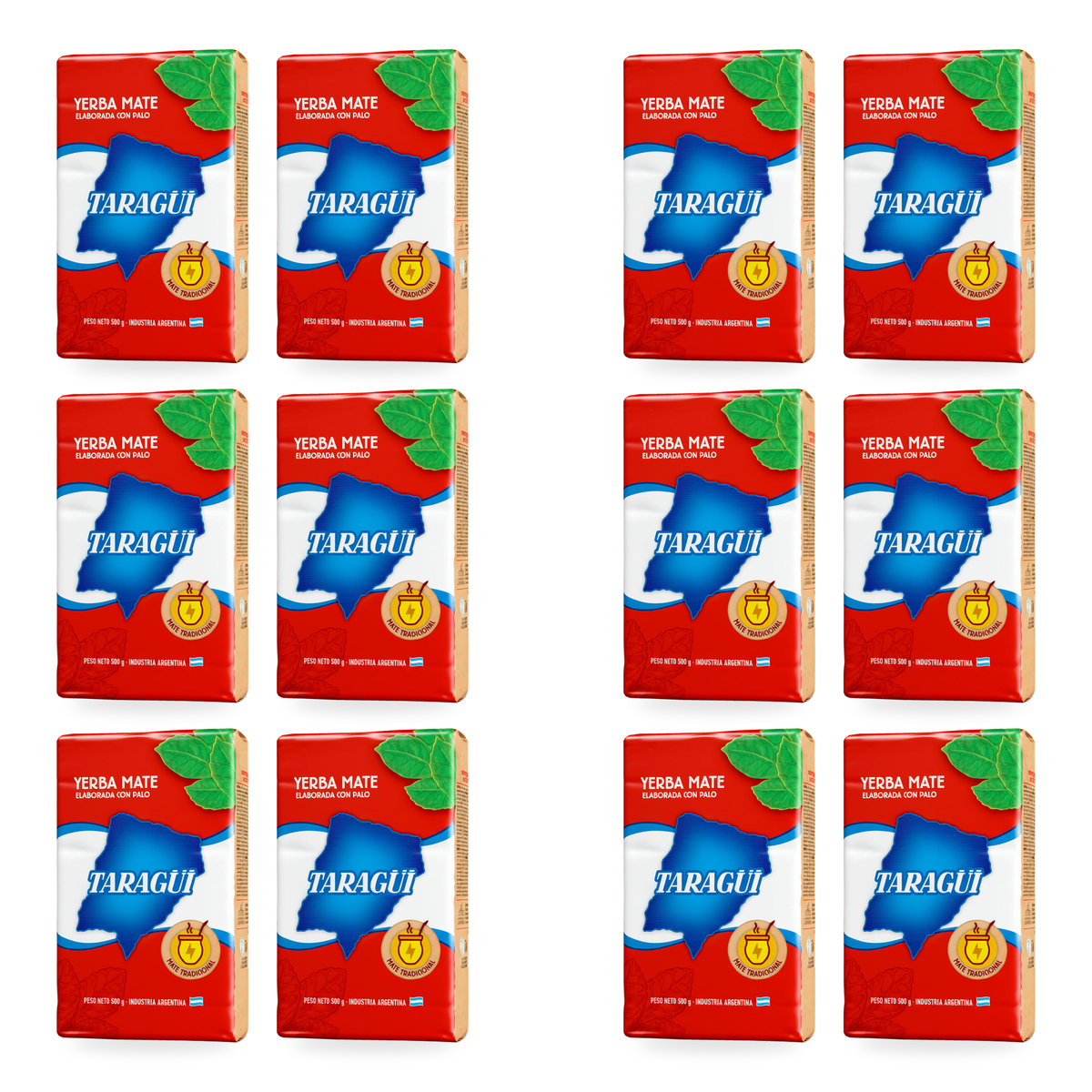 Yerba maté Taragüi 500 g – lot de 12 paquets