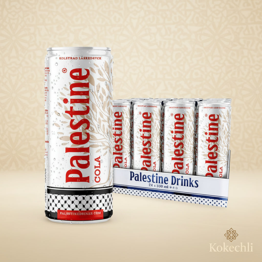 Palestine Cola 33cl – Boisson Gazeuse, Sans Gluten, Sans OGM