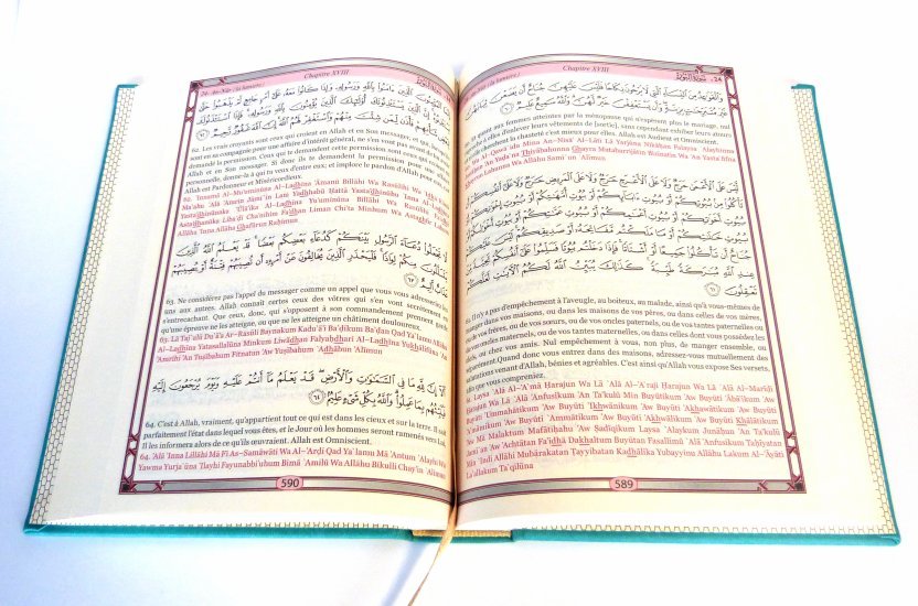 La Citadelle du Musulman (Hisn Al - Muslim) – Couleur vert - bleu – Français / Arabe / Phonétique - Kokechli Orientica