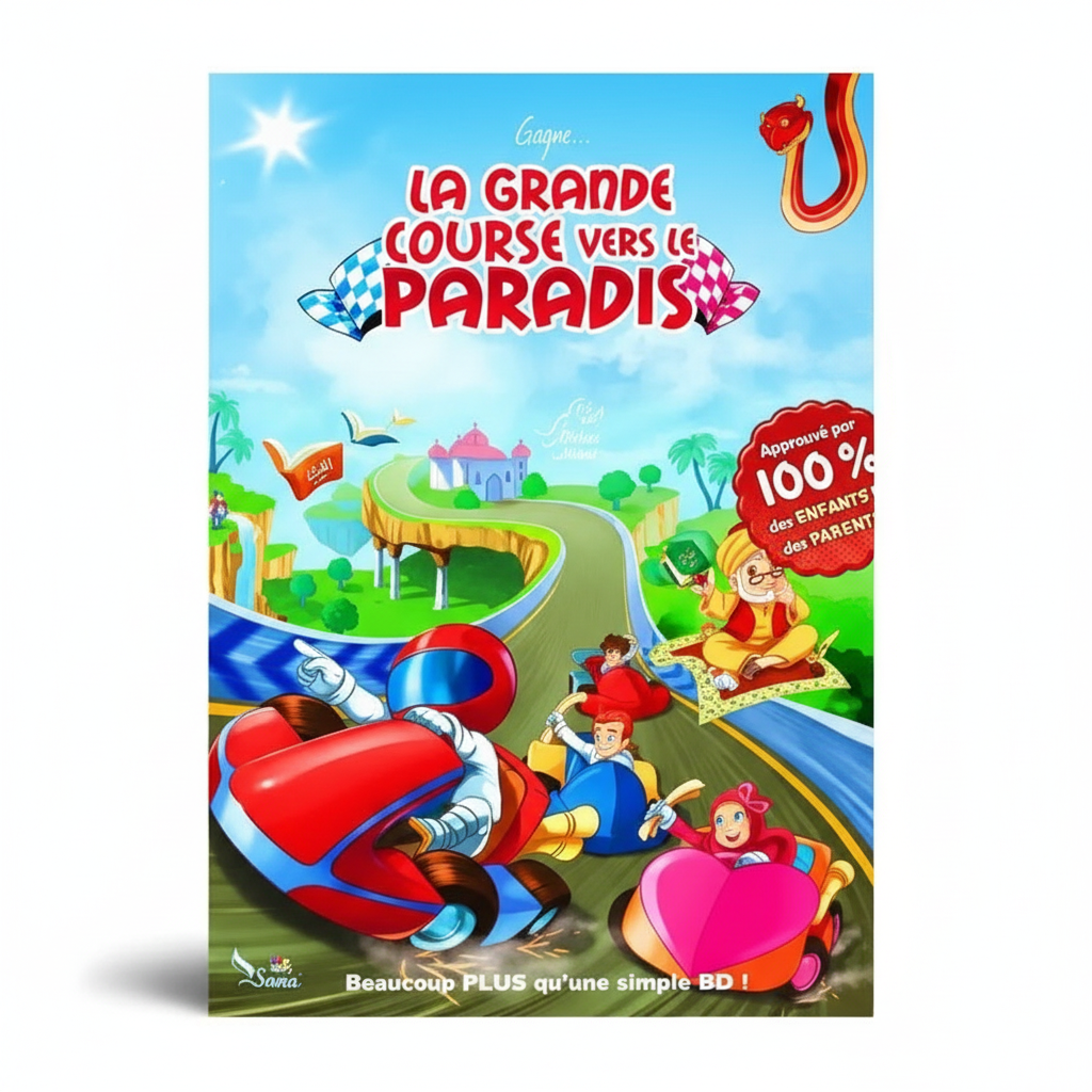 La Grande Course vers le Paradis – Bande dessinée & jeux éducatifs - à partir de 7 ans - Kokechli Sana