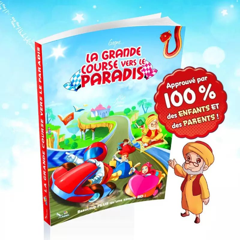 La Grande Course vers le Paradis – Bande dessinée & jeux éducatifs - à partir de 7 ans - KokechliSana
