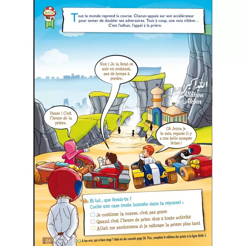 La Grande Course vers le Paradis – Bande dessinée & jeux éducatifs - à partir de 7 ans - KokechliSana