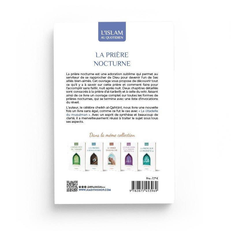 La Prière Nocturne – Sa‘îd Al - Qahtânî – Éditions Al - Hadîth - Kokechli Al Hadîth