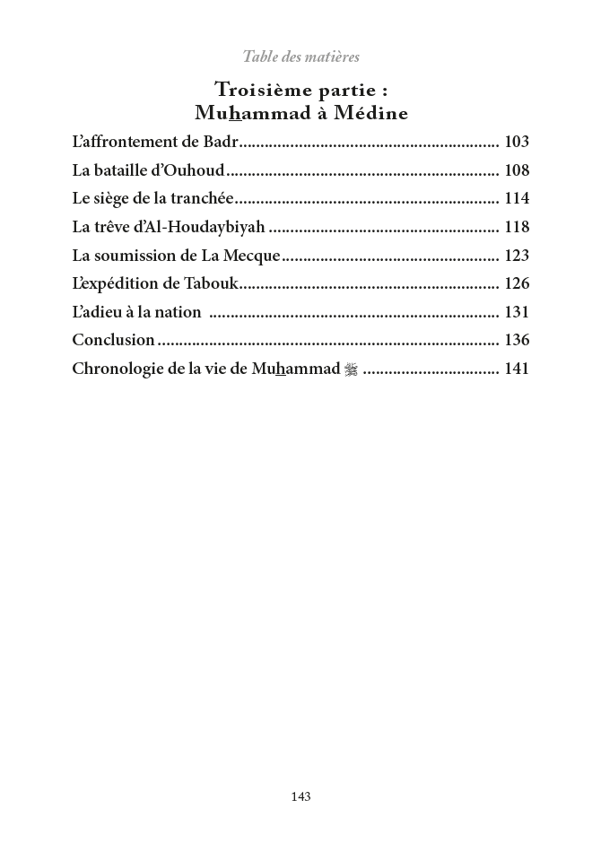La Vie de Muhammad à la lumière du Coran et des deux recueils authentiques – Rachid Maach – Éditions Al - Hadîth - Kokechli Al Hadîth