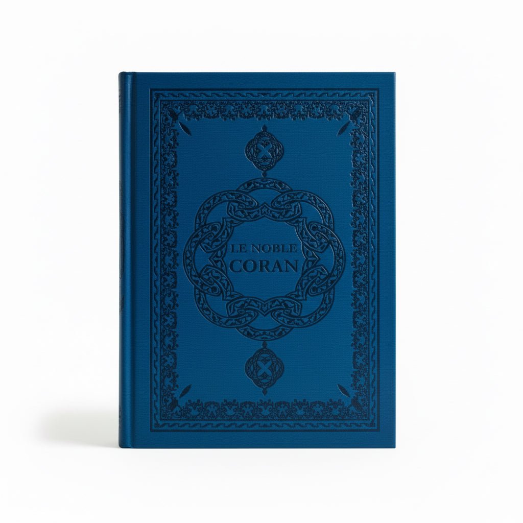 Le Noble Coran – Arabe / Français / Phonétique Couleur bleue – Taille moyenne – Format poche - KokechliMaison d'Ennour
