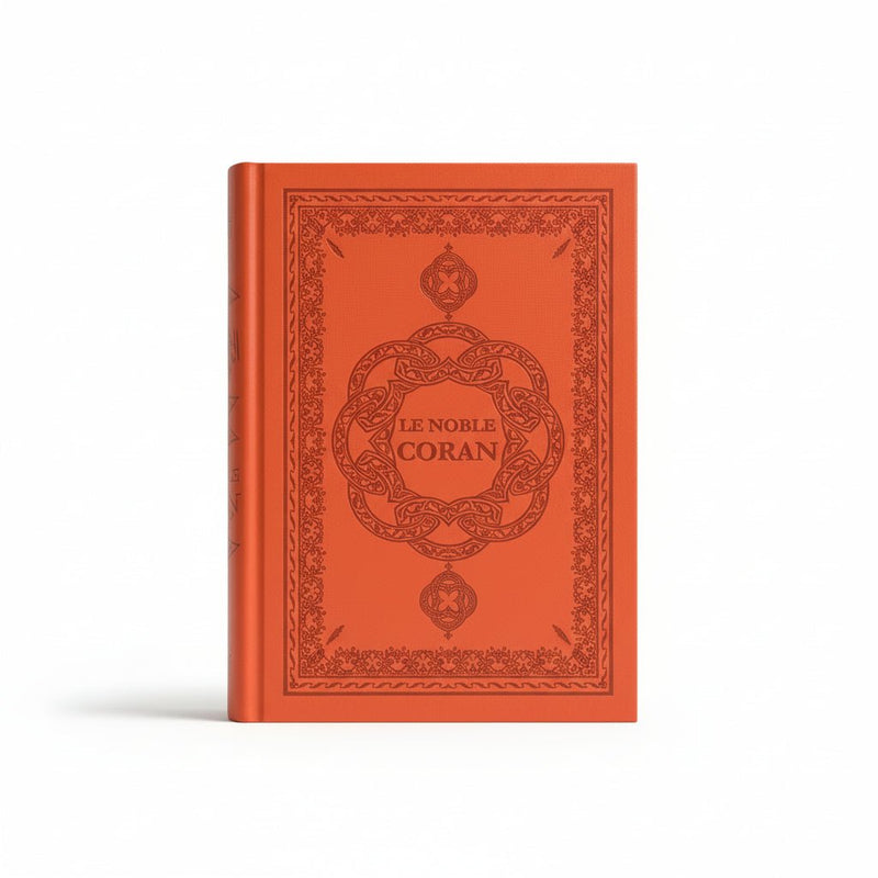 Le Noble Coran – Arabe / Français / Phonétique Couleur orange foncé – Taille moyenne – Format poche - KokechliMaison d'Ennour