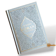 Le Saint Coran ( Arabe / Français / Phonétique ) Grande taille 24 * 17 cm - Couverture rigide - Argenté
