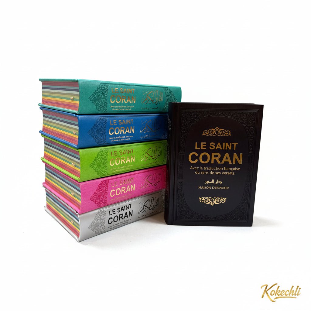 Le Saint Coran arabe/français – Édition arc - en - ciel (10 couleurs) – Couverture rigide - Kokechli Maison d'Ennour