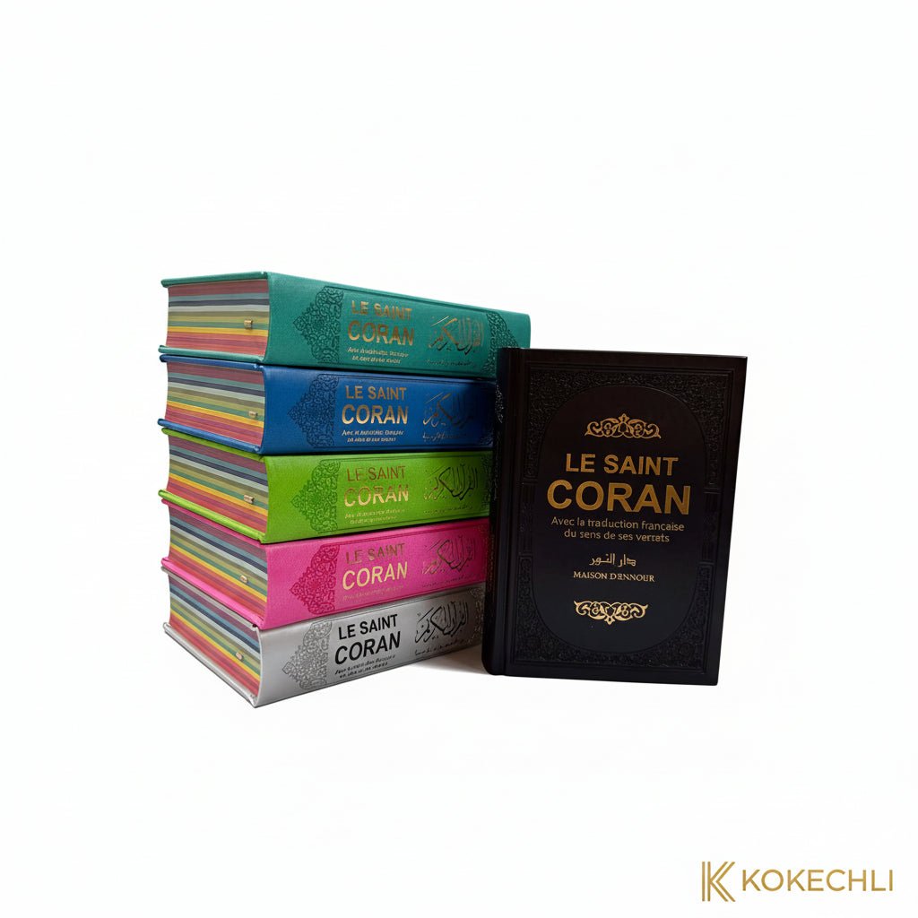 Le Saint Coran arabe/français – Édition arc - en - ciel (10 couleurs) – Couverture rigide - Kokechli Maison d'Ennour