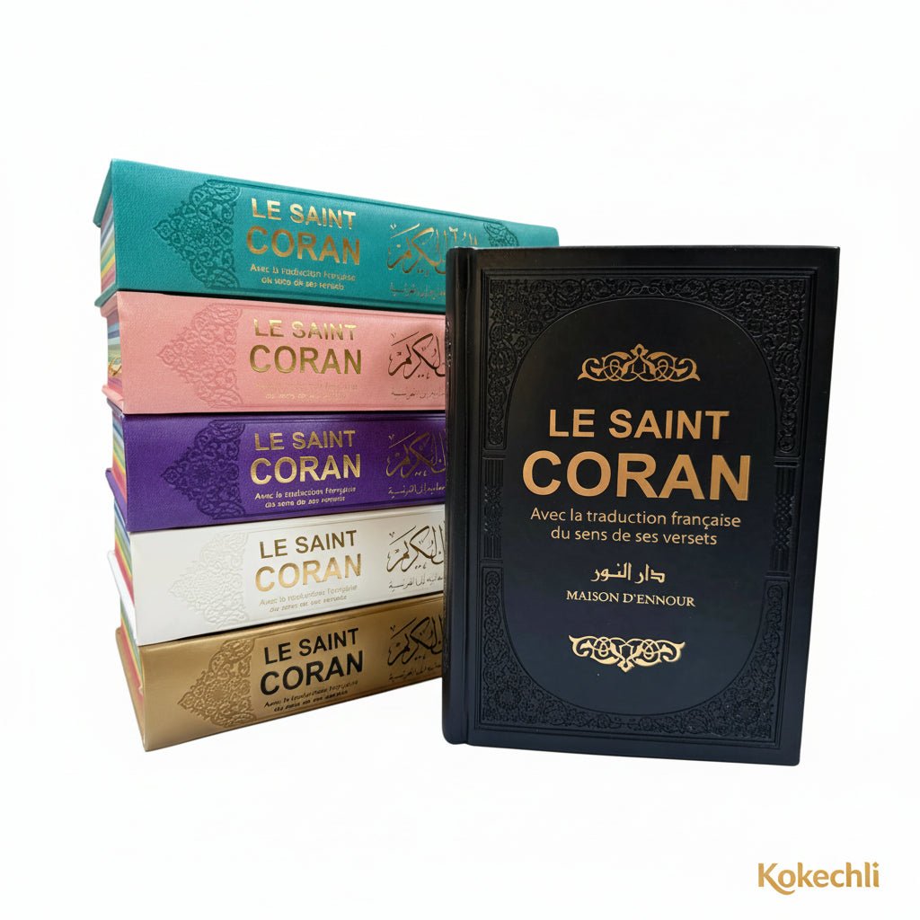 Le Saint Coran arabe/français – Édition arc - en - ciel (10 couleurs) – Couverture rigide - Kokechli Maison d'Ennour