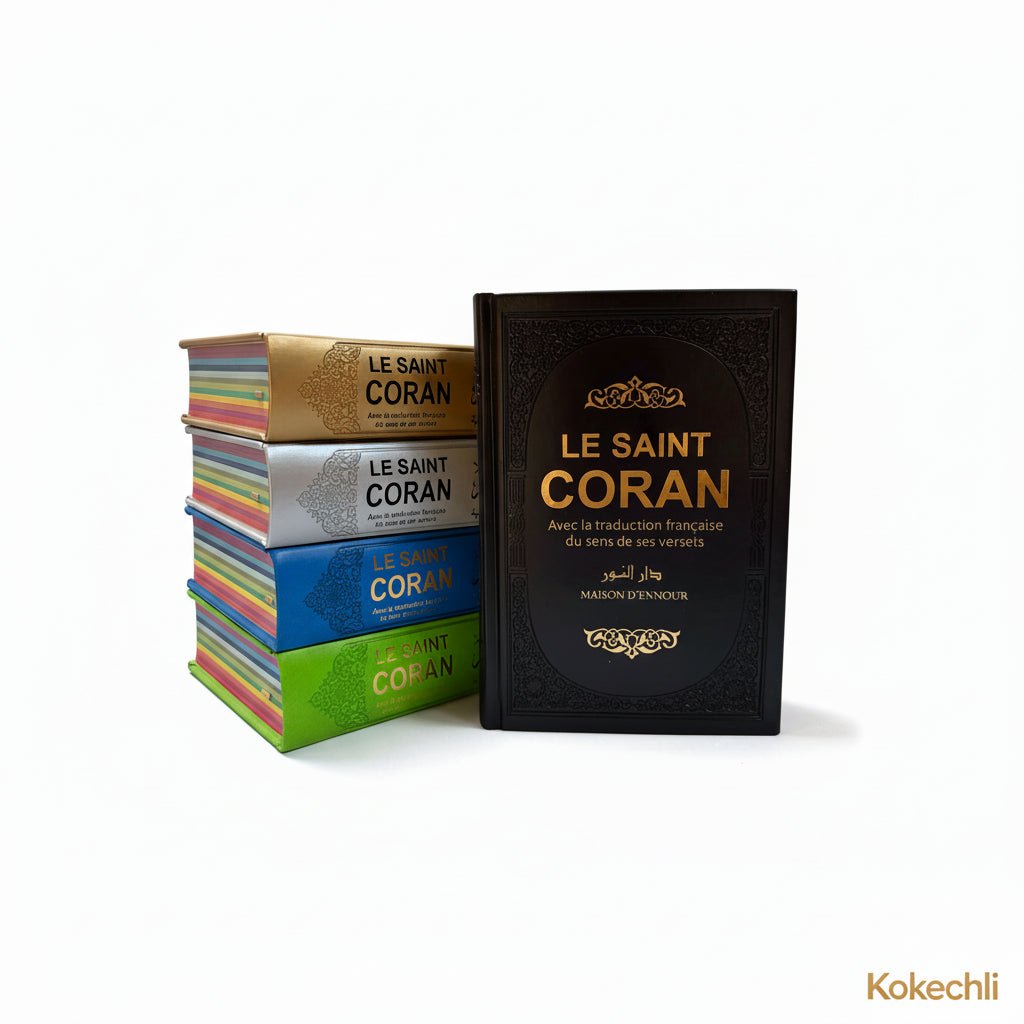 Le Saint Coran arabe/français – Édition arc - en - ciel (10 couleurs) – Couverture rigide - Kokechli Maison d'Ennour