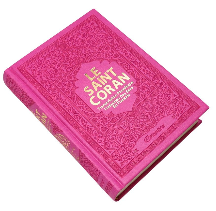 Le Saint Coran - Couverture Daim - Français - Arabe - Phonétique 14*20 cm - Kokechli Ma boutique