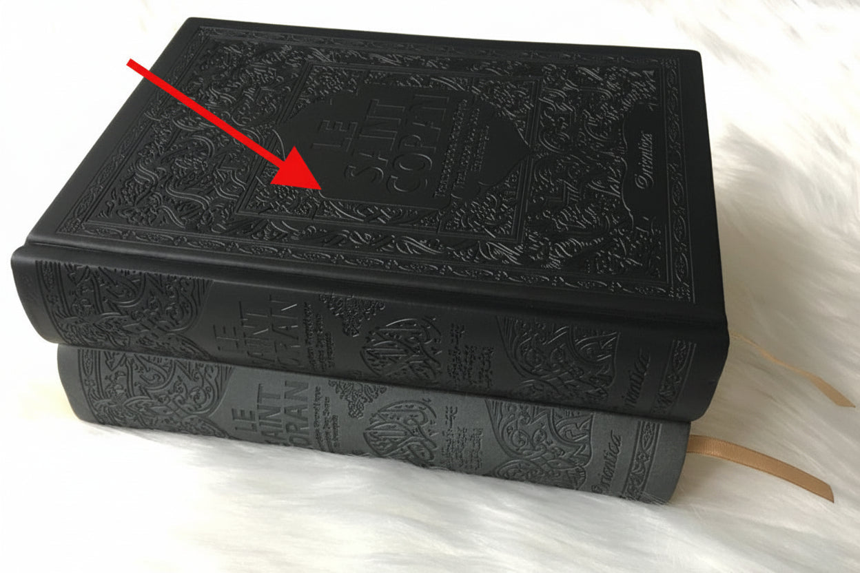 Le Saint Coran - Couverture Daim - Français - Arabe - Phonétique 14*20 cm - Kokechli Ma boutique