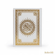 Le Saint Coran en Arabe – Couverture rigide مصحف عربي 20  × 14 - Blanc ottoman