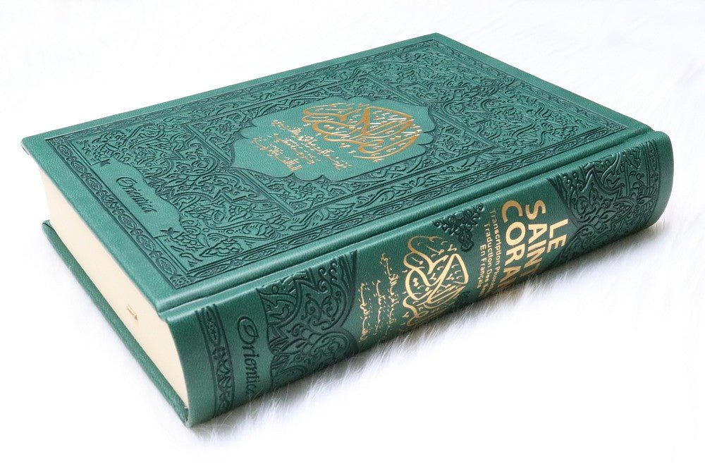 Le Saint Coran en arabe (transcription phonétique + traduction française) – Édition de luxe – Orientica - Kokechli Orientica