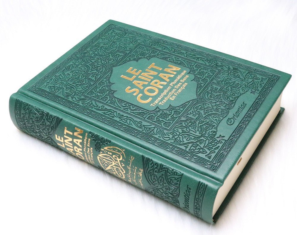 Le Saint Coran en arabe (transcription phonétique + traduction française) – Édition de luxe – Orientica - Kokechli Orientica