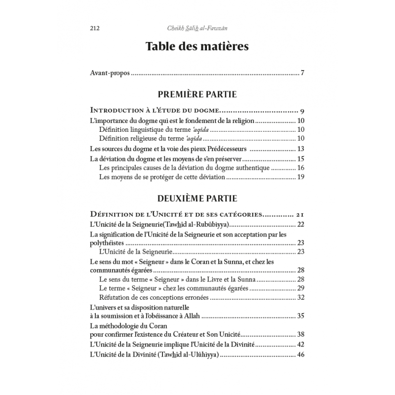 Le Tawhid : Tout savoir sur le dogme du monothéisme Auteur : Cheikh Sâlih Ibn Fawzân Éditions : Al - Hadîth - KokechliAl Hadîth