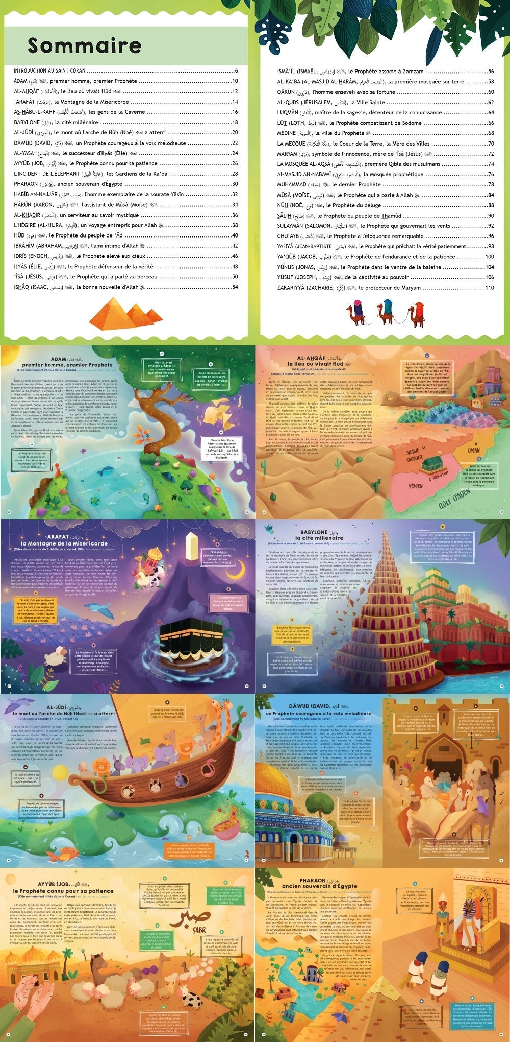 Les Histoires du Coran pour Enfants Atlas illustré des Prophètes et des récits coraniques 🌍✨ - KokechliOrientica