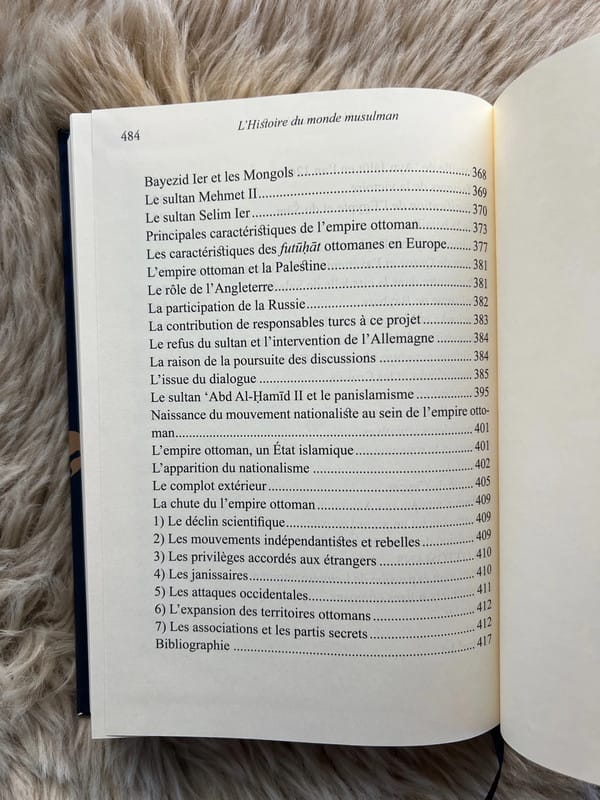 L’histoire du monde musulman - depuis les califes bien-guidés jusqu’à la chute des Ottomans - Maison D'Ennour 