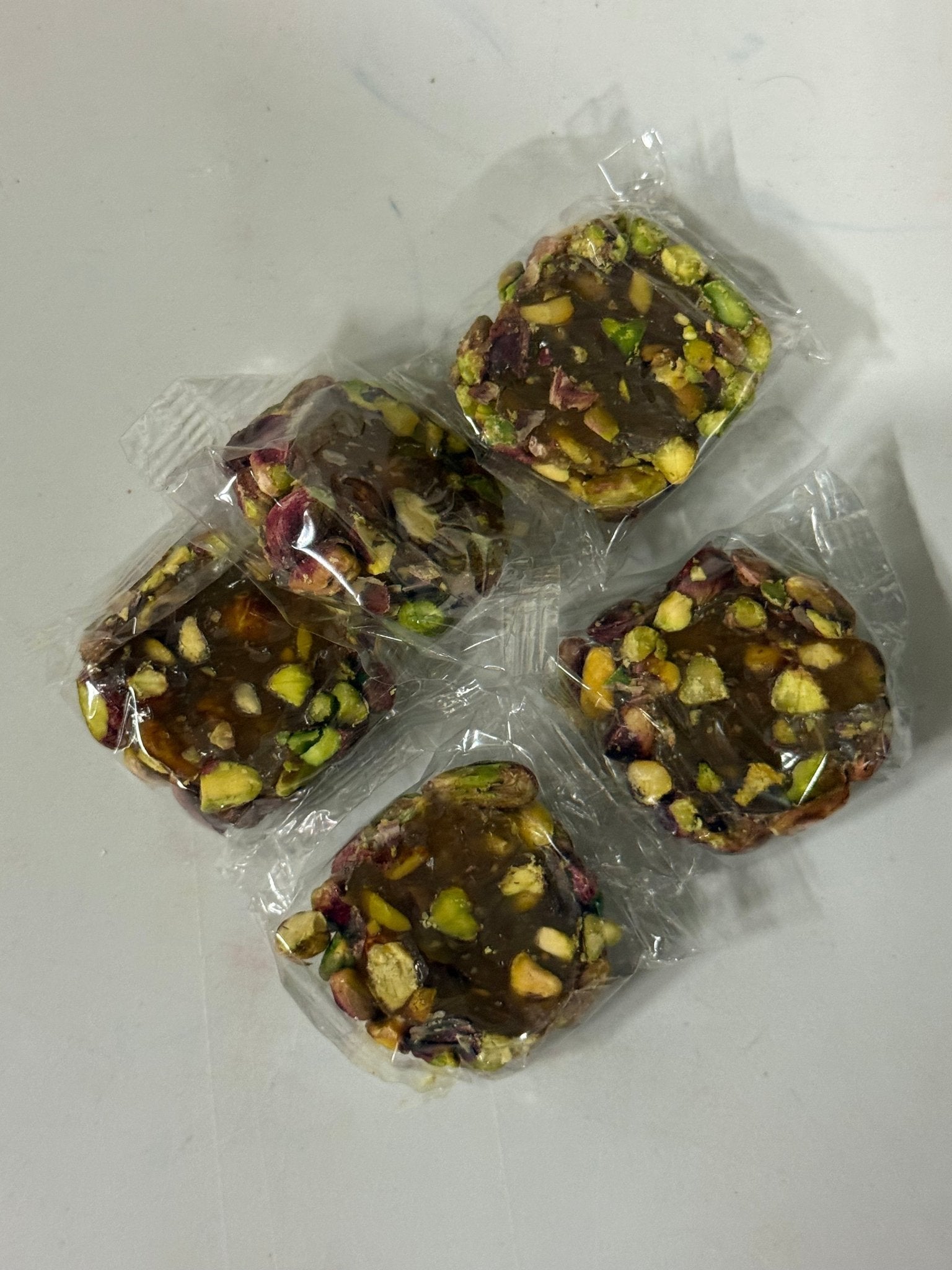 Lokoums à la pistache extra – 15 Pièces ronde d’environ 450 g - KokechliKokechli