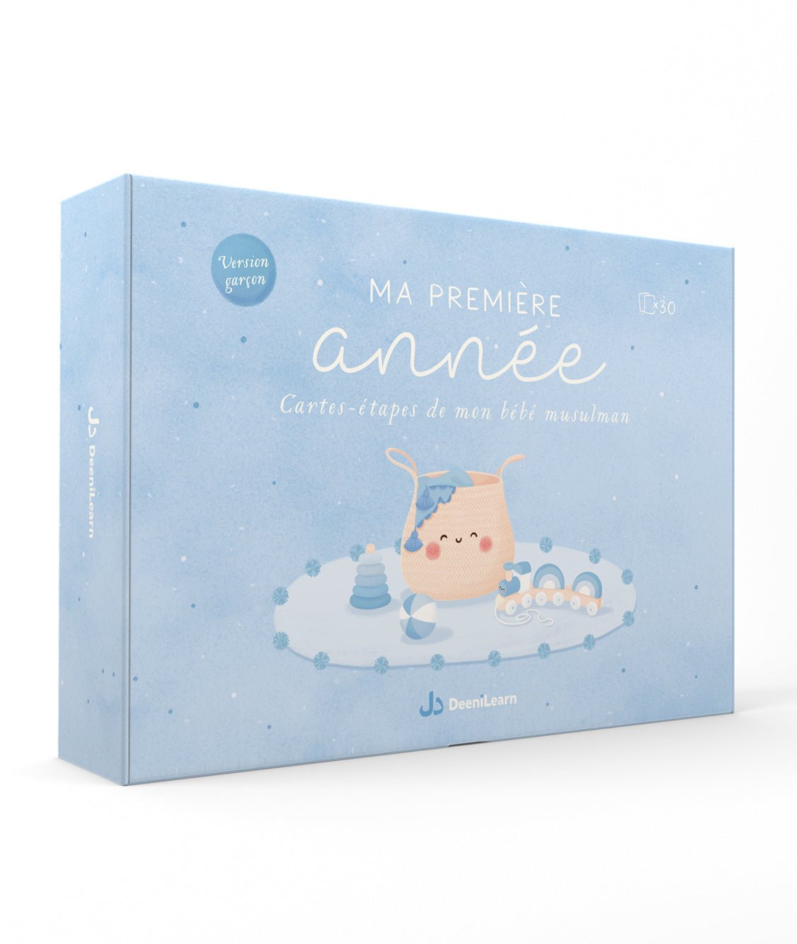 Ma première année - Cartes - étapes de mon bébé musulman (version garçon) | DeeniLearn - Kokechli DeeniLearn