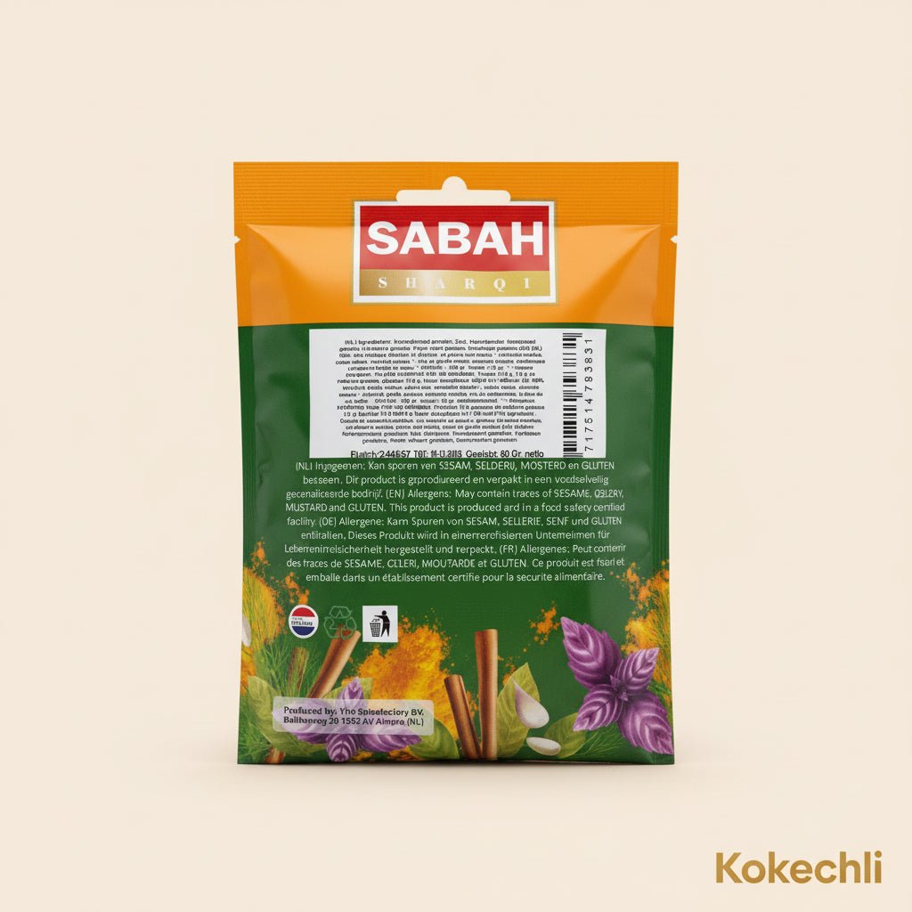 Mélange 7 Épices Sabah 60 g – Le Classique Incontournable de la Cuisine Orientale - Kokechli Sabah