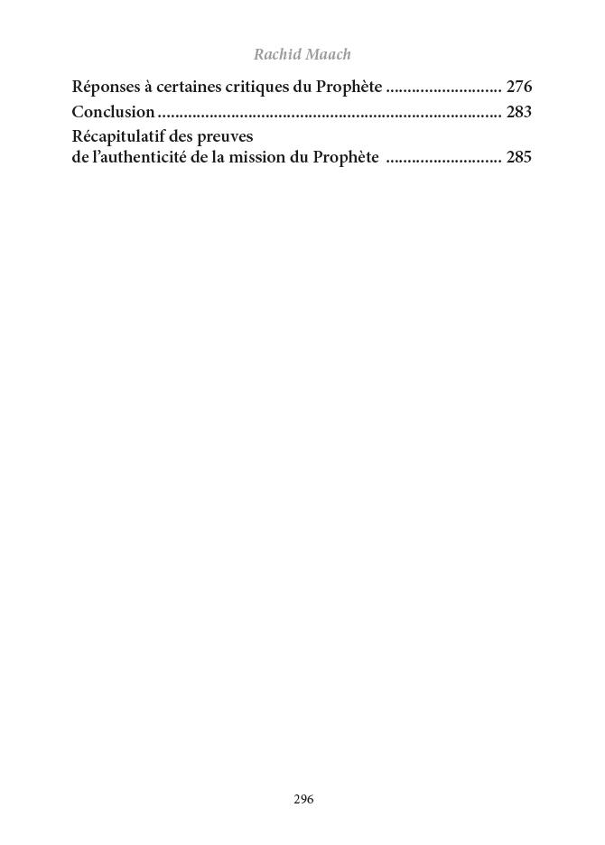 Muhammad est le Prophète de Dieu : 100 preuves irréfutables – Rachid Maach – Éditions Al - Hadîth - Kokechli Al Hadîth