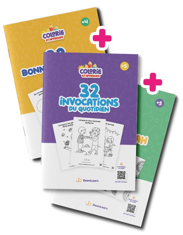 Pack : Colorie et apprends (4 livres de coloriages) - Édition : DeeniLearn - KokechliDeeniLearn