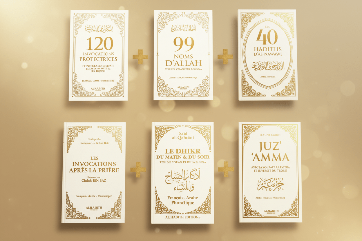 Pack Ramadan blanc - 6 petits livres spirituels - Kokechli Kokechli