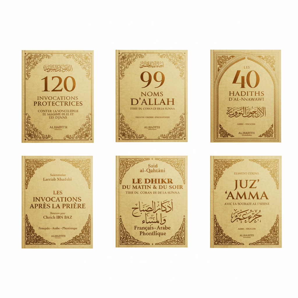 Pack Ramadan blanc - 6 petits livres spirituels - Kokechli Kokechli