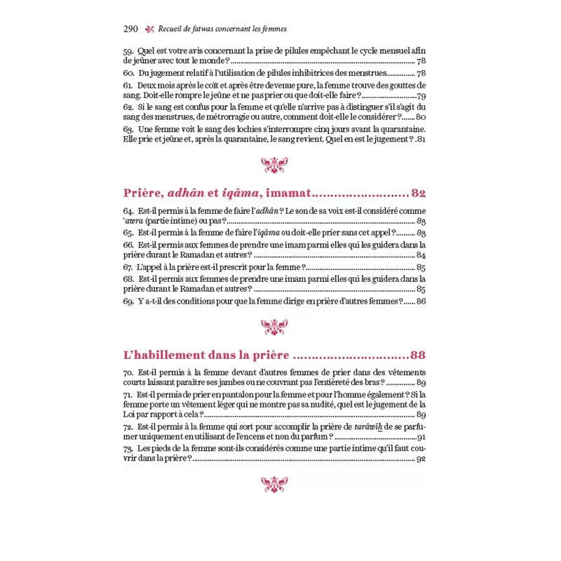 Recueil de Fatwas concernant les femmes - Compilé et annoté par ‘Amr ‘Abd al - Mun‘im Salîm - KokechliAl Hadîth