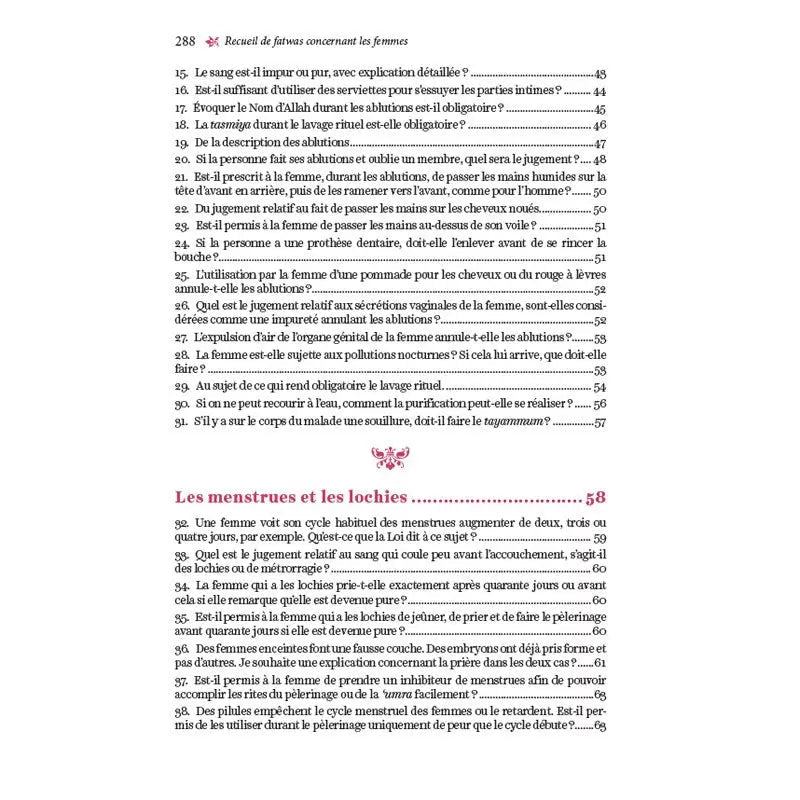 Recueil de Fatwas concernant les femmes - Compilé et annoté par ‘Amr ‘Abd al - Mun‘im Salîm - KokechliAl Hadîth