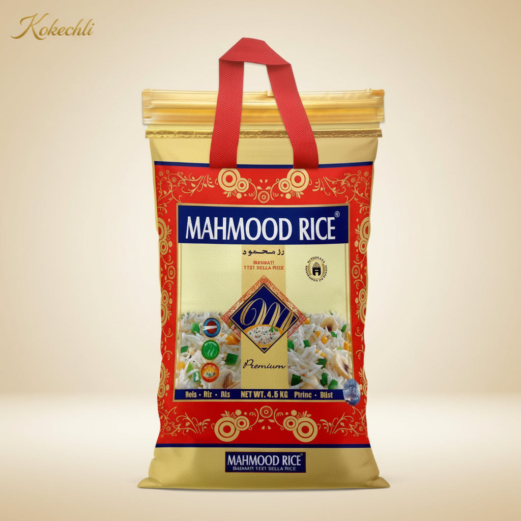 Riz Long Sella Basmati Mahmood – Sac 4,5 kg | Origine: Pakistan
