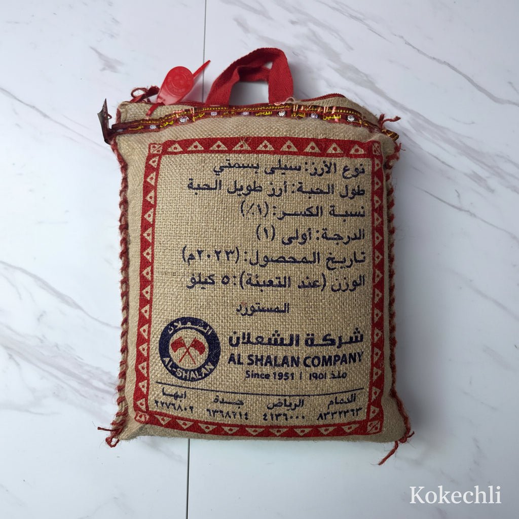 Riz long Sella Basmati Shaalan 5 kg - Kokechli Al baraka