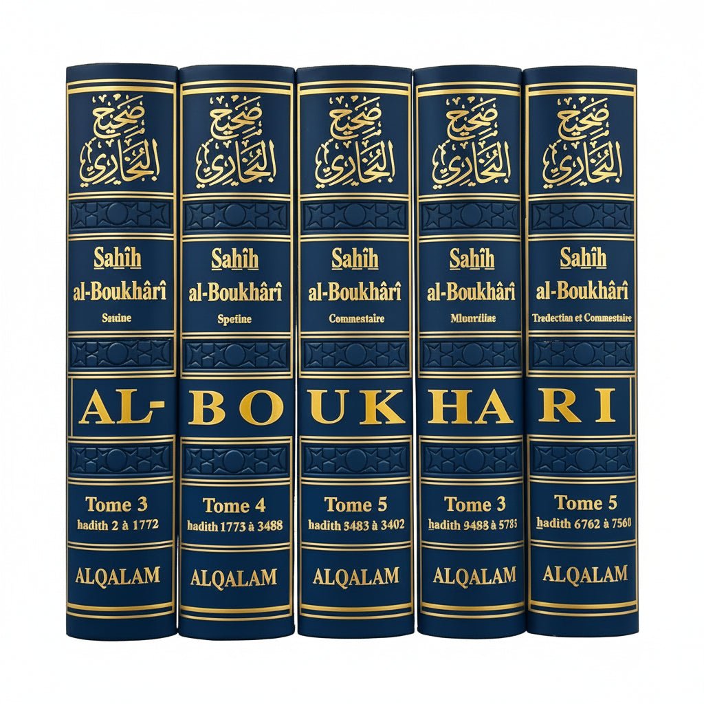 Sahîh Al - Boukhârî (5 Tomes) - Édition Al Qalam | Bilingue Arabe - Français - Kokechli Édition Al Qalam