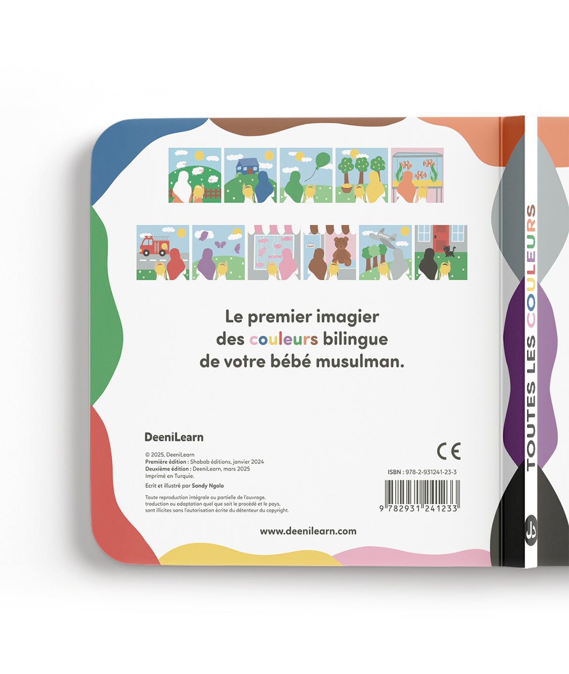 Toutes les couleurs du hijab de maman Imagier bilingue français – arabe | Dès 2 ans - KokechliDeeniLearn